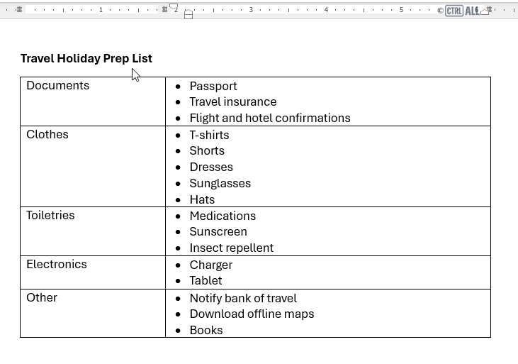 Demonstration adjusting column boundary marker